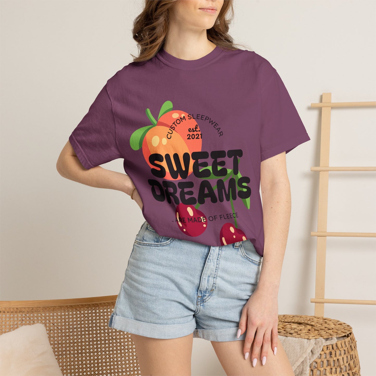 Sweet Dreams Fruit Graphic T-Shirt