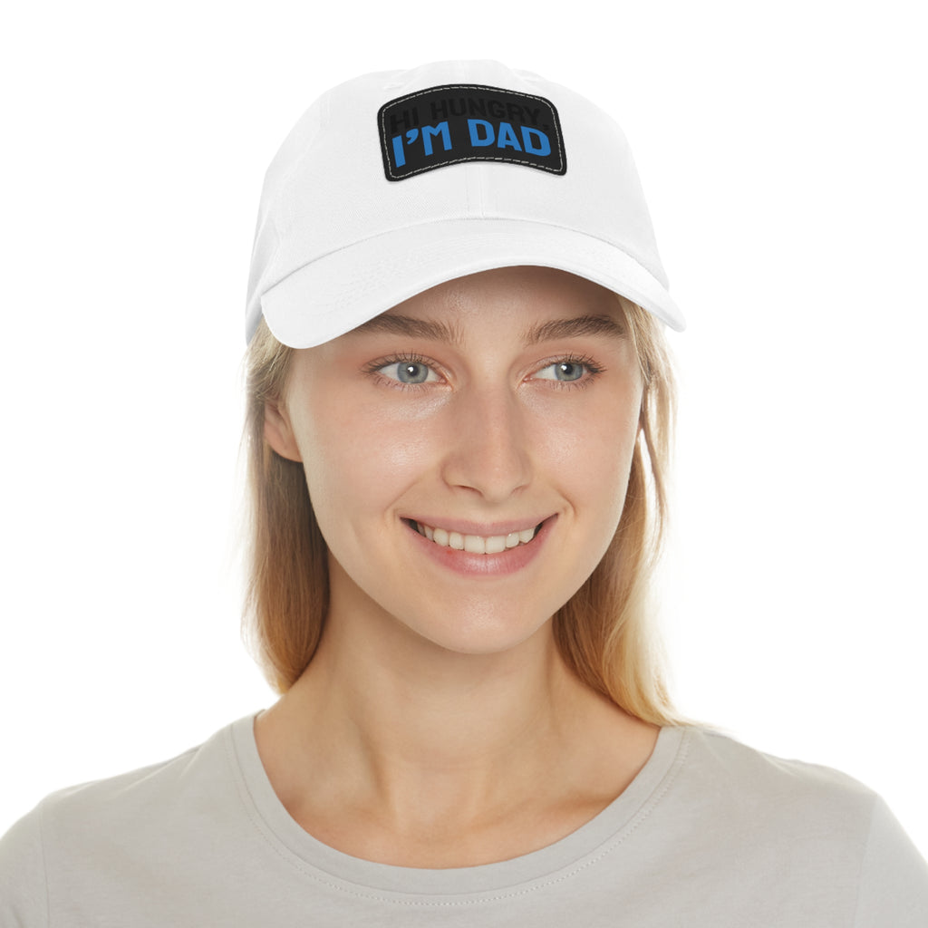 Dad Hat Leather Patch "I'M DAD"
