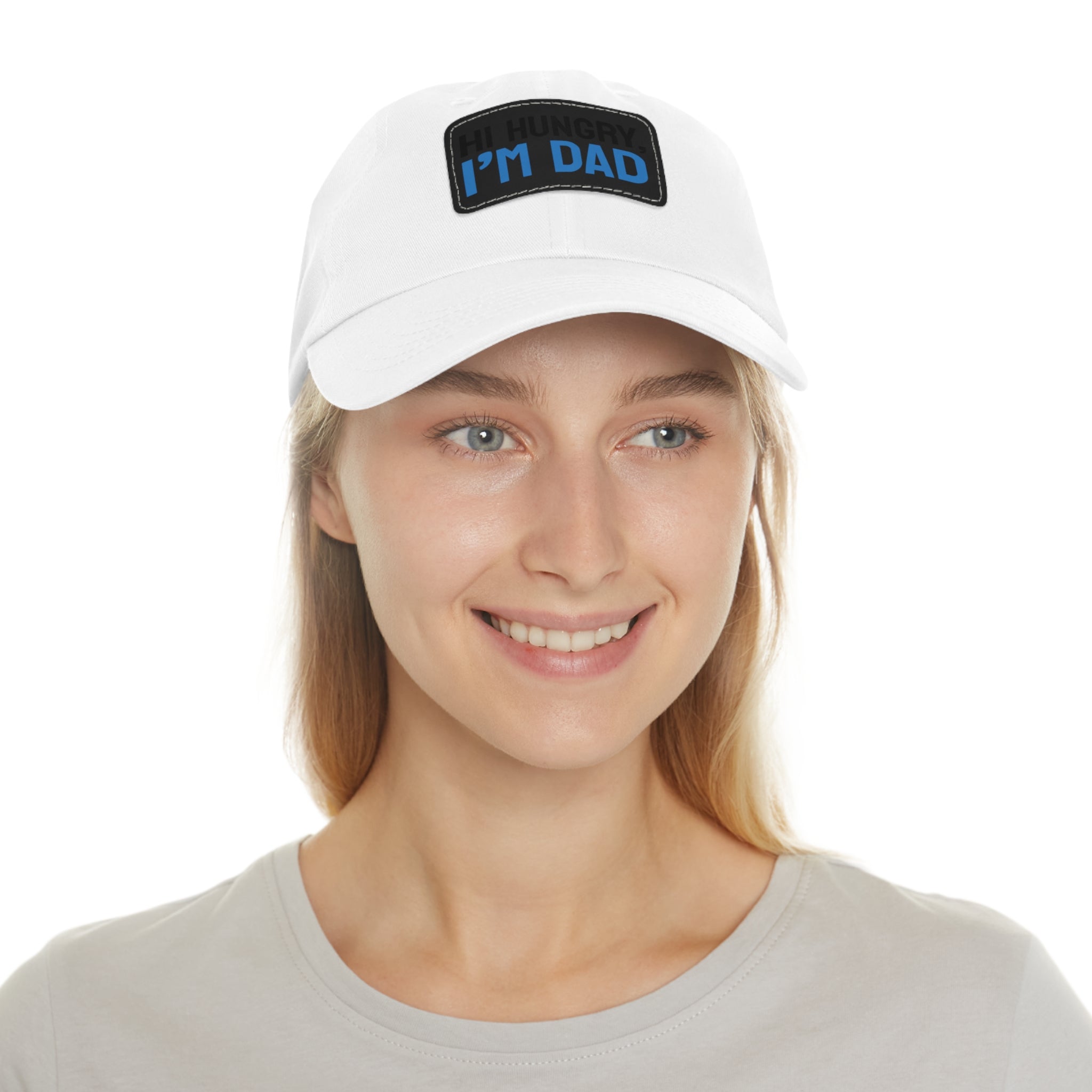 Dad Hat Leather Patch "I'M DAD"