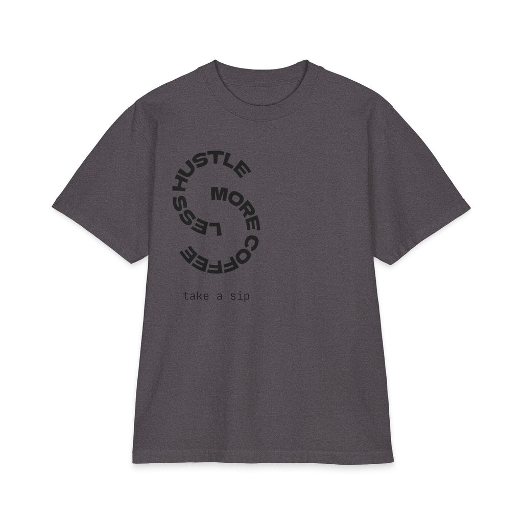 Coffee Hustle T-Shirt — "Hustle More, Less Coffee"
