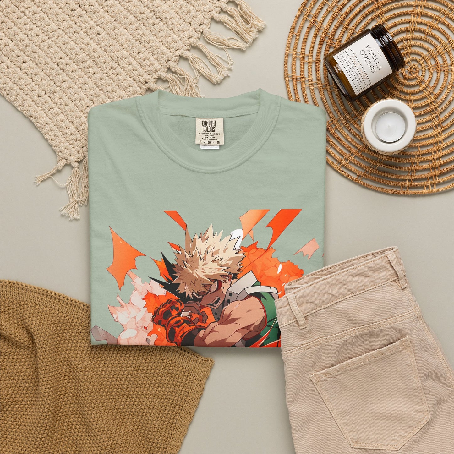 Anime Action T-Shirt — Bakugo Graphic Tee