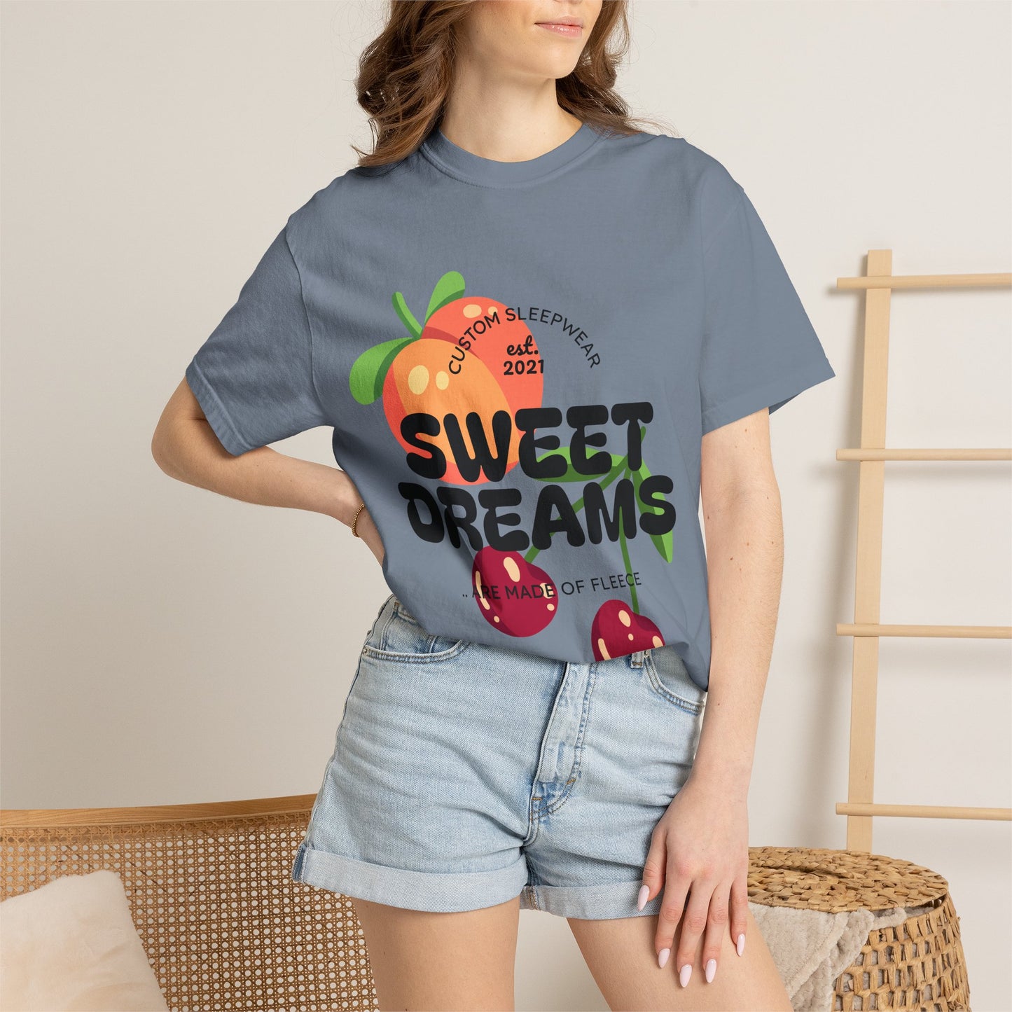 Sweet Dreams Fruit Graphic T-Shirt