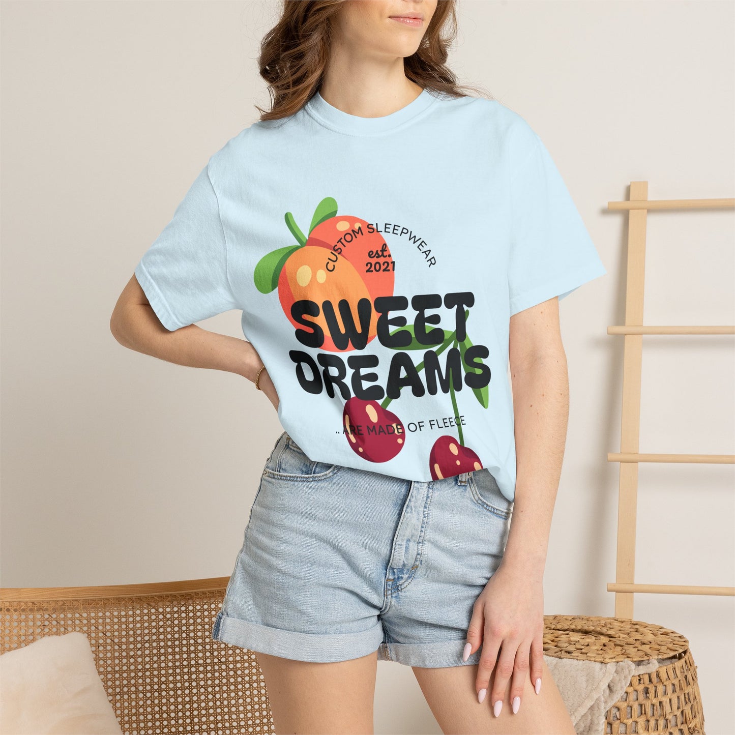Sweet Dreams Fruit Graphic T-Shirt