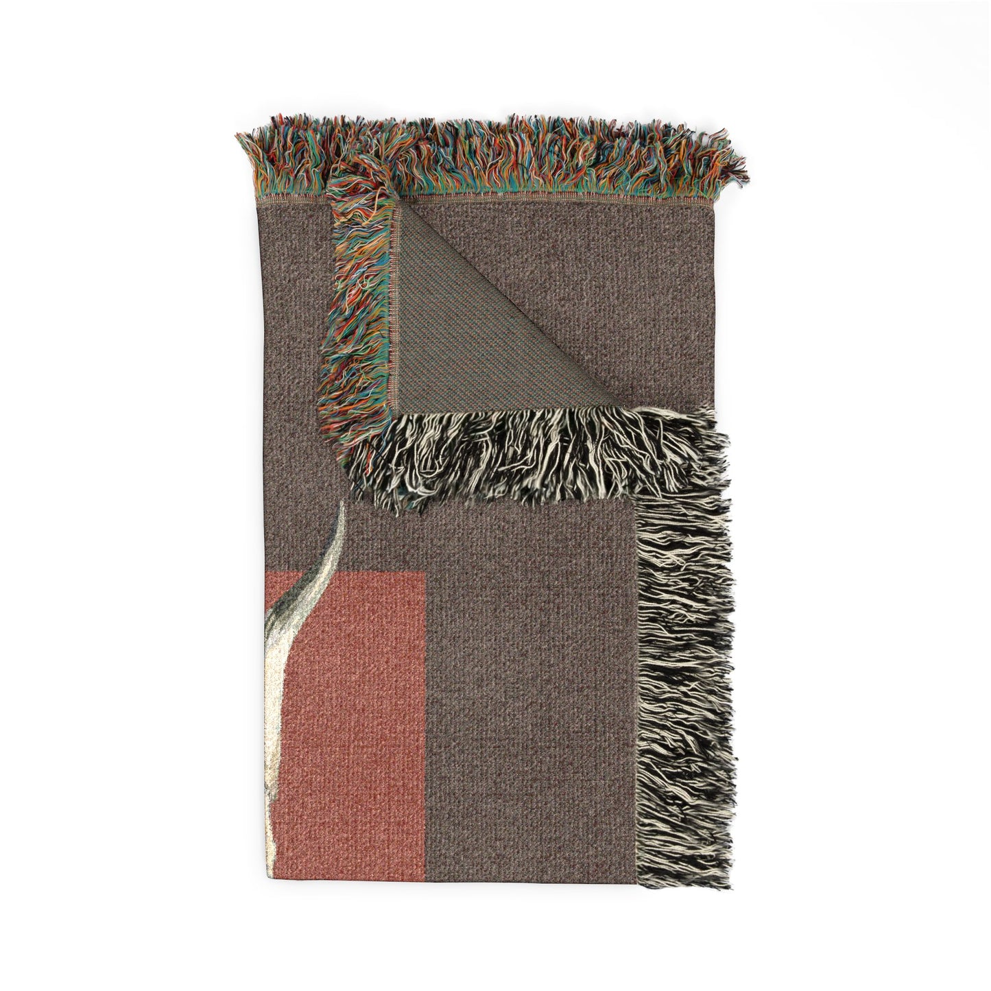 Longhorn Skull Woven Blanket