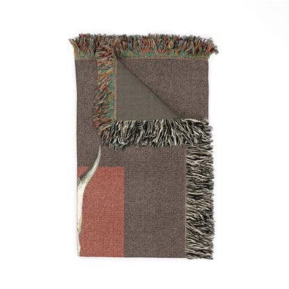 Longhorn Skull Woven Blanket