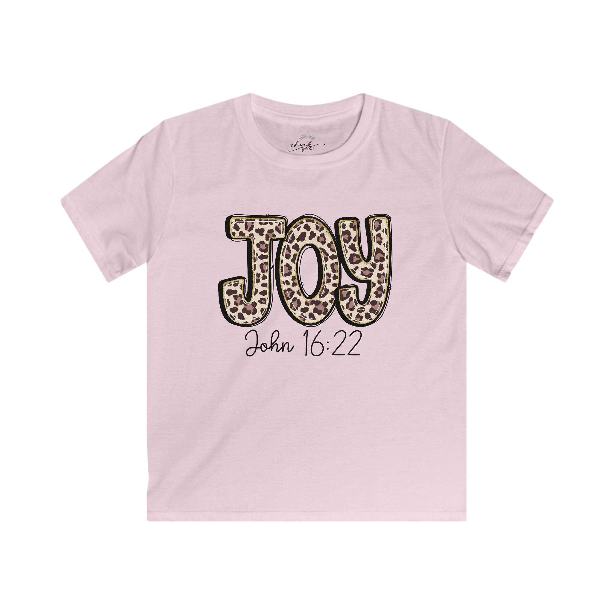 Kids Tee — "Joy" "John 16:22" Christian Shirt