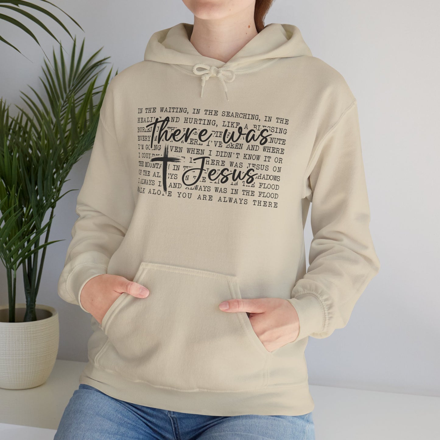 There Was Jesus Faith Pullover