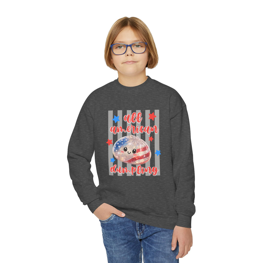 Youth Crewneck  "All American Dumpling"  Sweatshirt