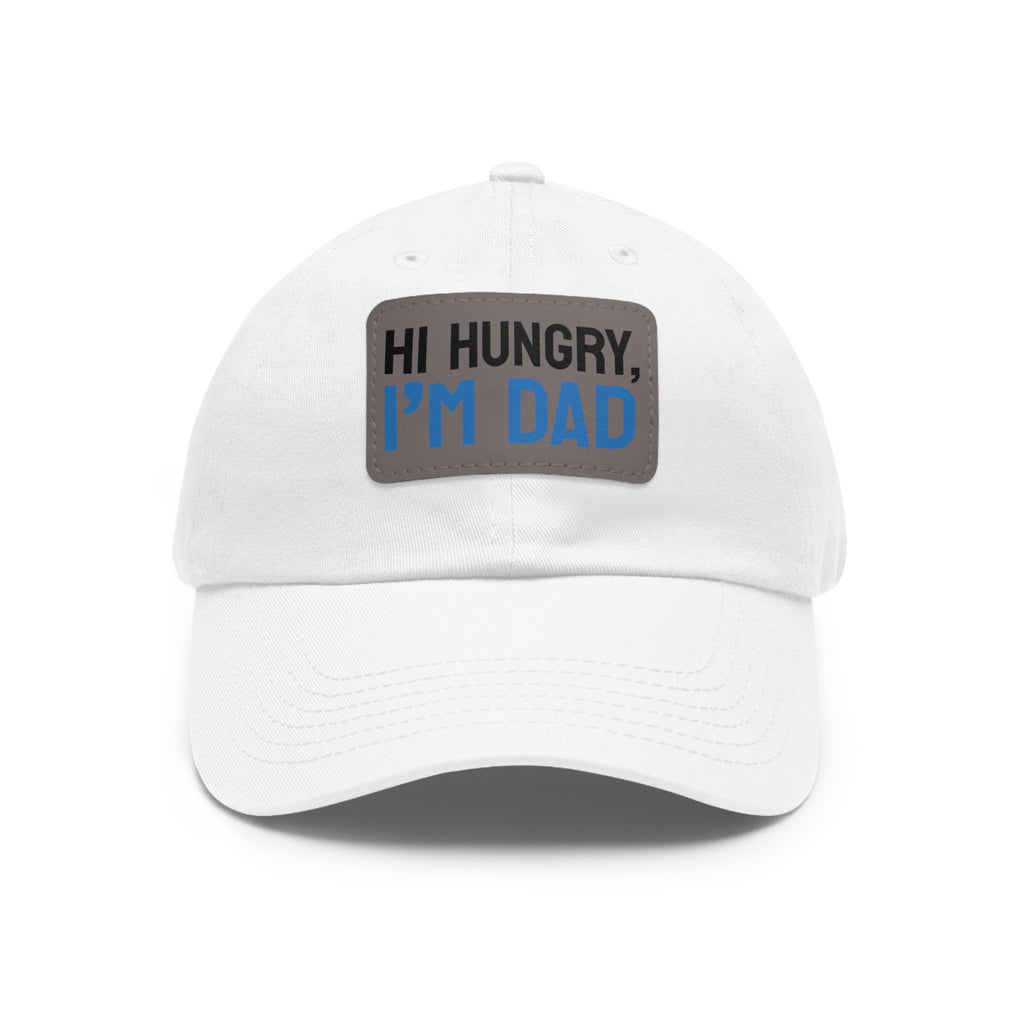 Dad Hat Leather Patch "I'M DAD"