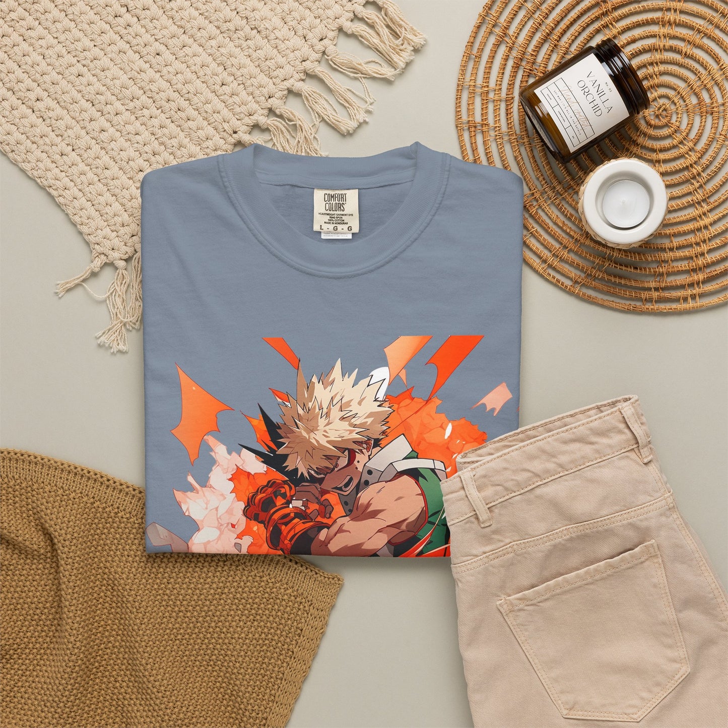 Anime Action T-Shirt — Bakugo Graphic Tee