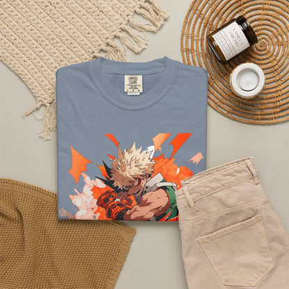 Anime Action T-Shirt — Bakugo Graphic Tee