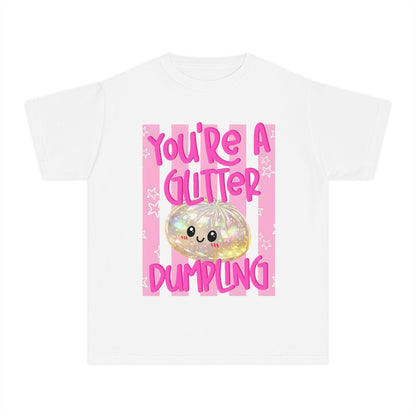 Youth Glitter Dumpling Tee — “You’re a Glitter Dumpling”