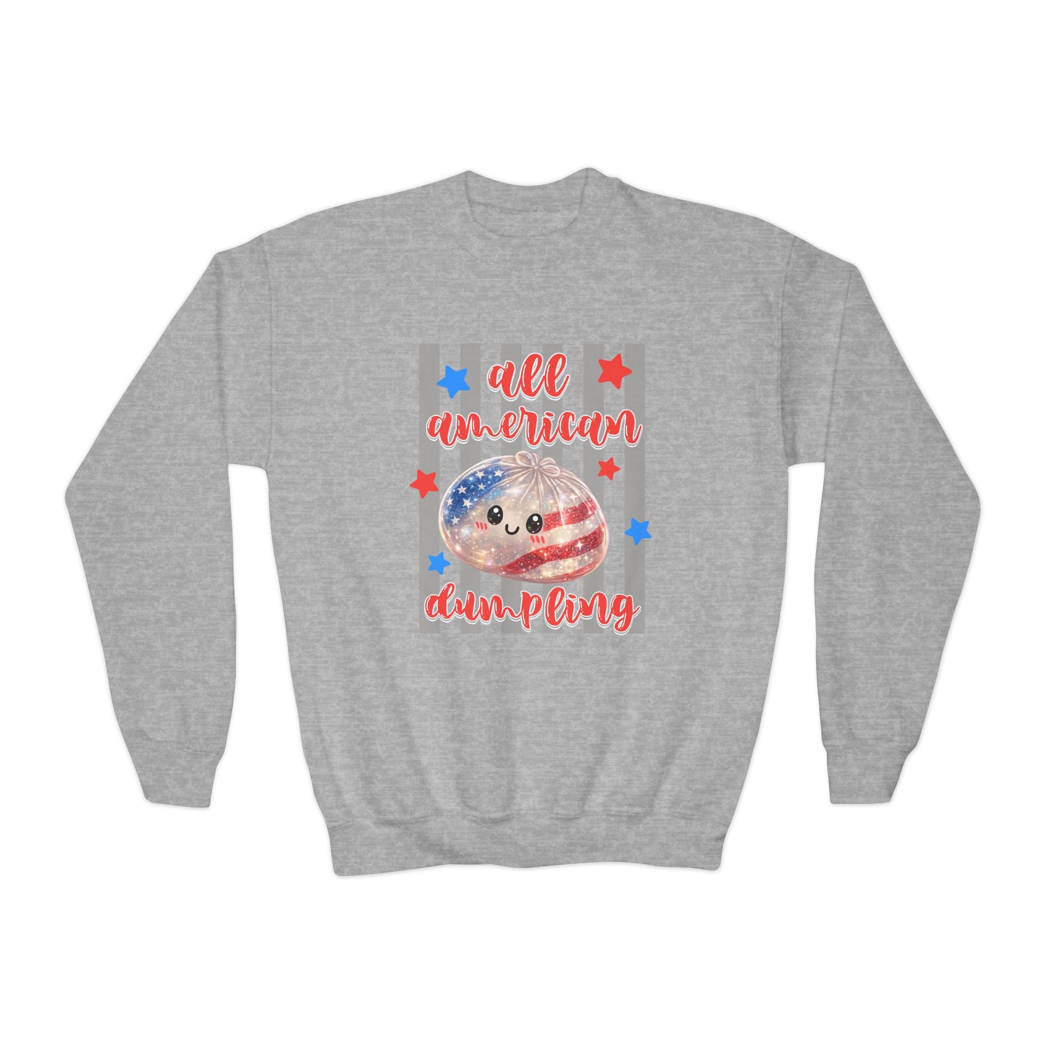 Youth Crewneck  "All American Dumpling"  Sweatshirt