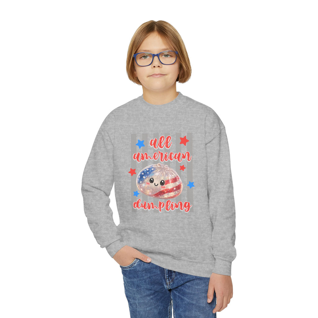 Youth Crewneck  "All American Dumpling"  Sweatshirt