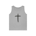 Faith Cross Tank Top with “There Was Jesus” Back Text