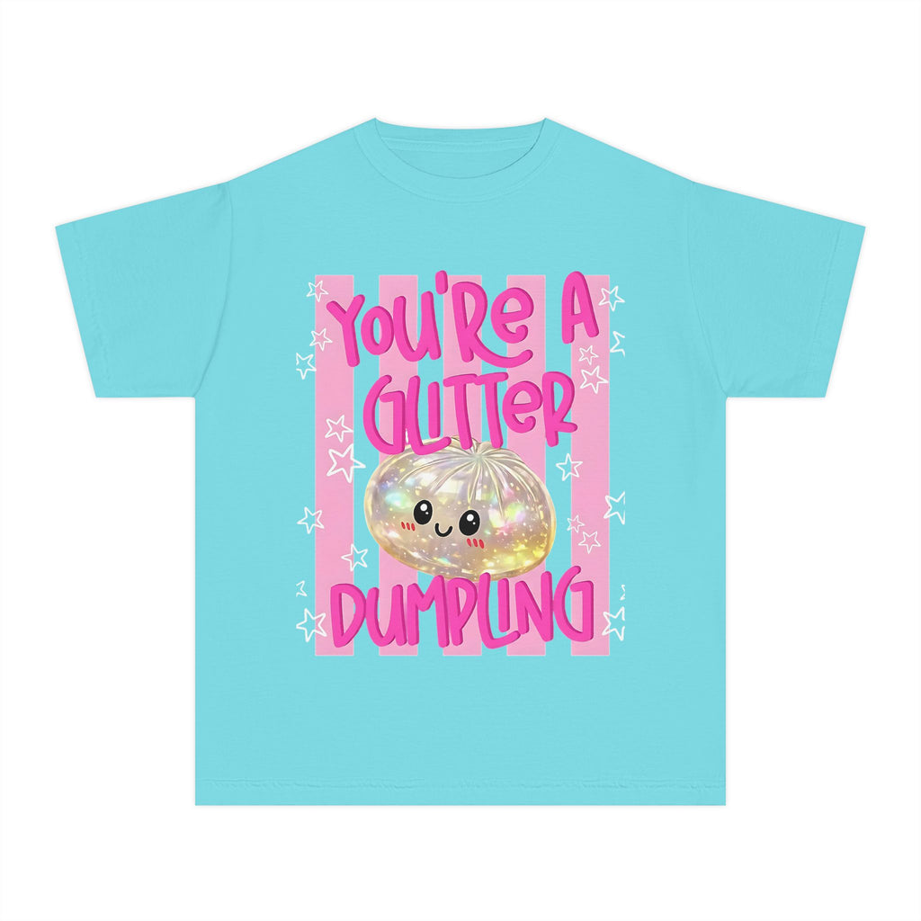 Youth Glitter Dumpling Tee — “You’re a Glitter Dumpling”