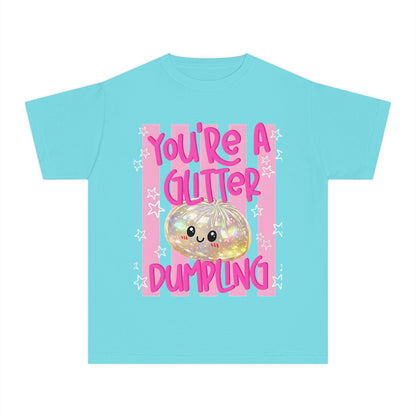 Youth Glitter Dumpling Tee — “You’re a Glitter Dumpling”