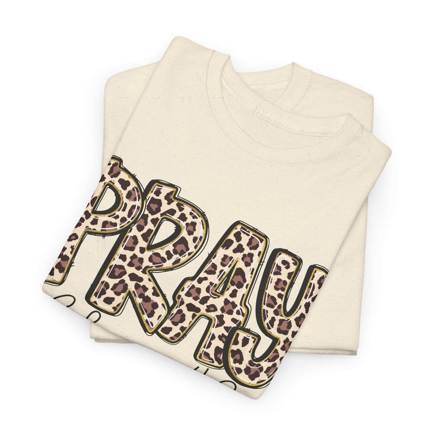 Pray Leopard Tee "Colossians 4:2"