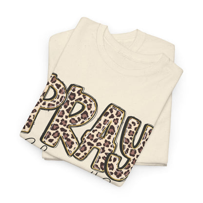 Pray Leopard Tee "Colossians 4:2"