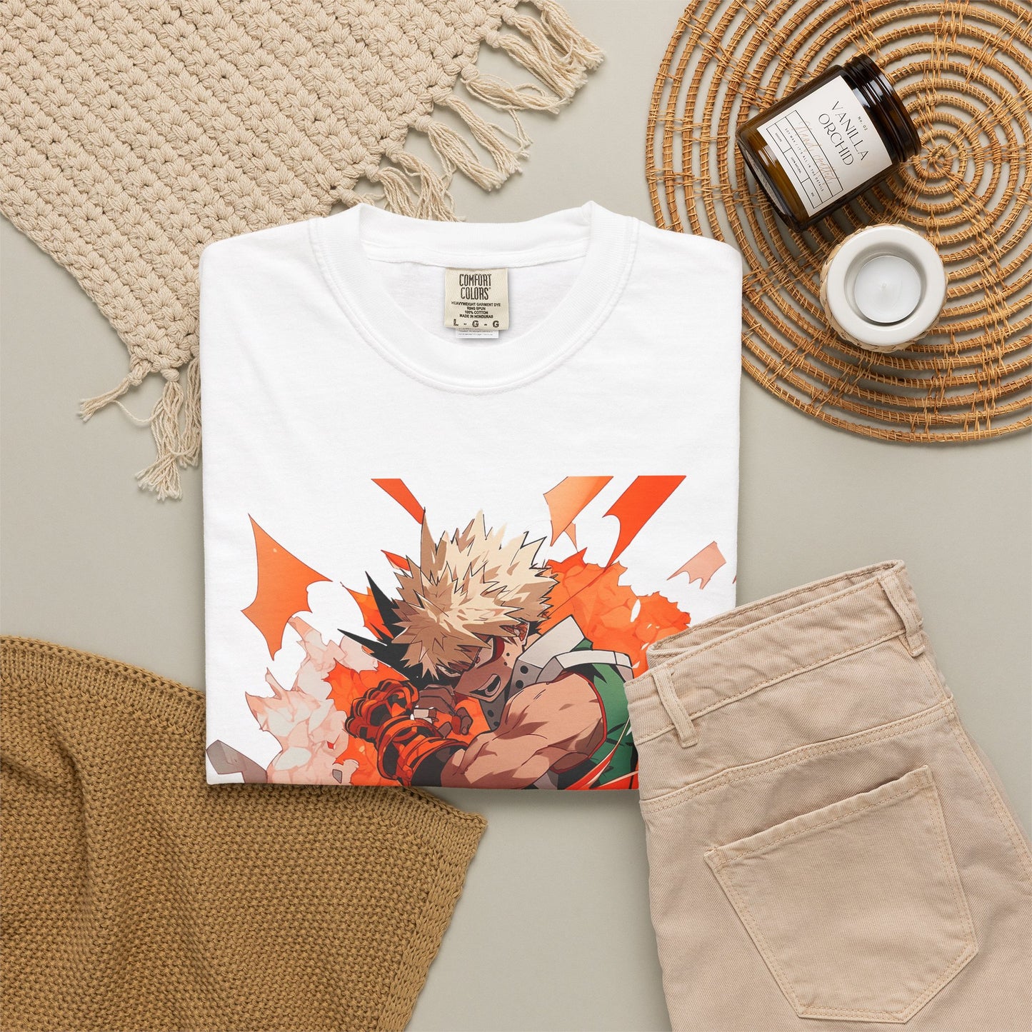 Anime Action T-Shirt — Bakugo Graphic Tee