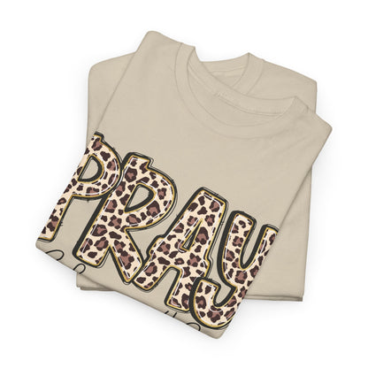 Pray Leopard Tee "Colossians 4:2"