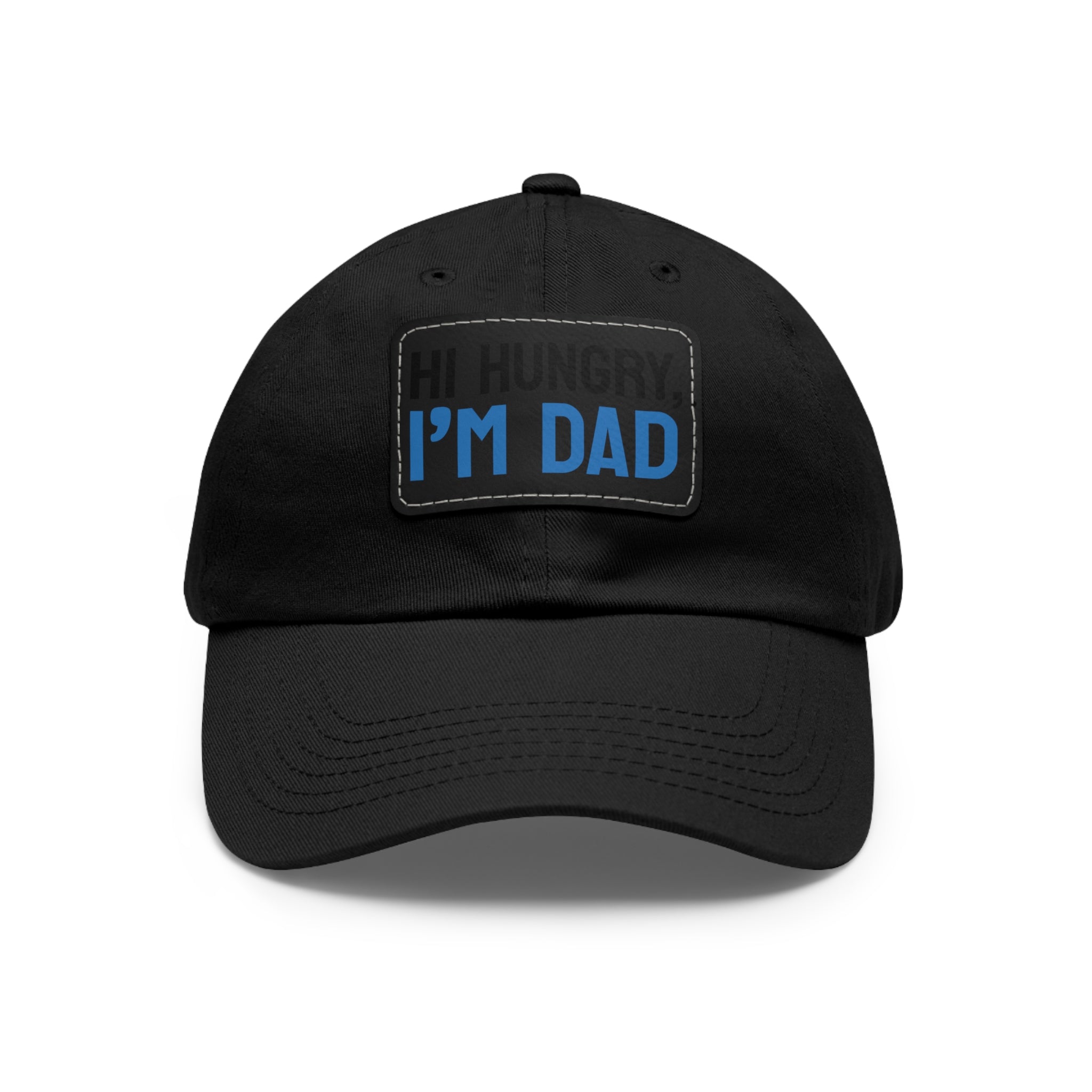 Dad Hat Leather Patch "I'M DAD"