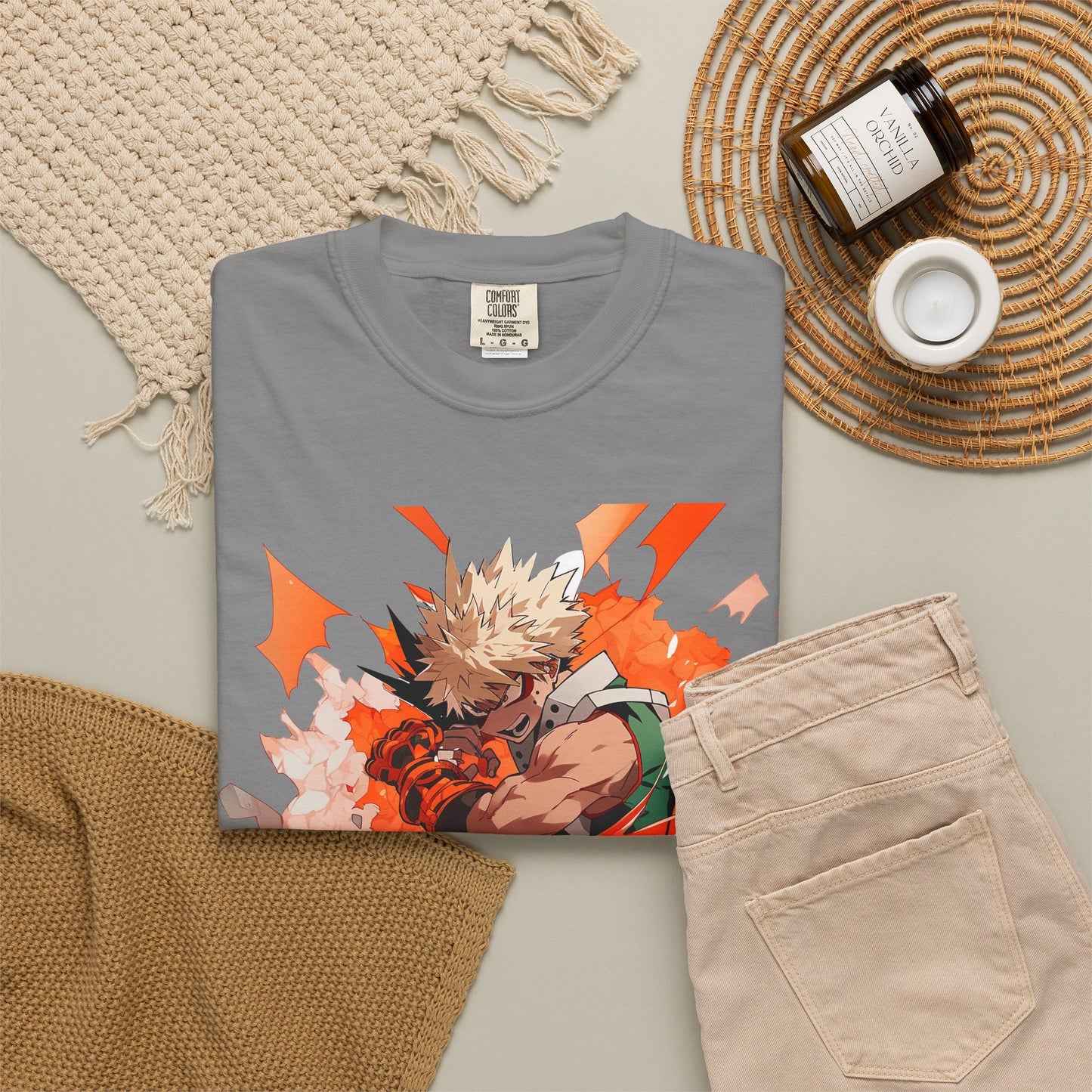 Anime Action T-Shirt — Bakugo Graphic Tee