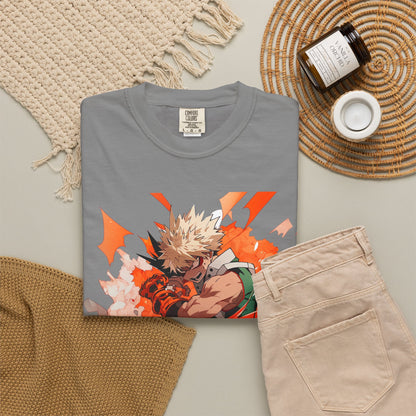 Anime Action T-Shirt — Bakugo Graphic Tee