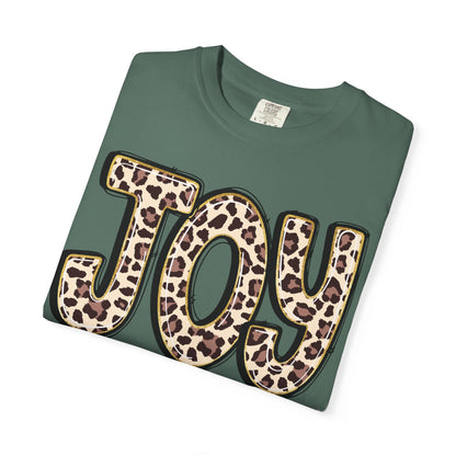 Joy Leopard Print - John 16:22 Christian Tee