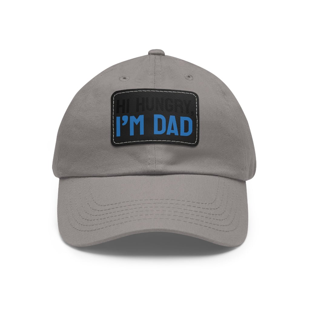 Dad Hat Leather Patch "I'M DAD"