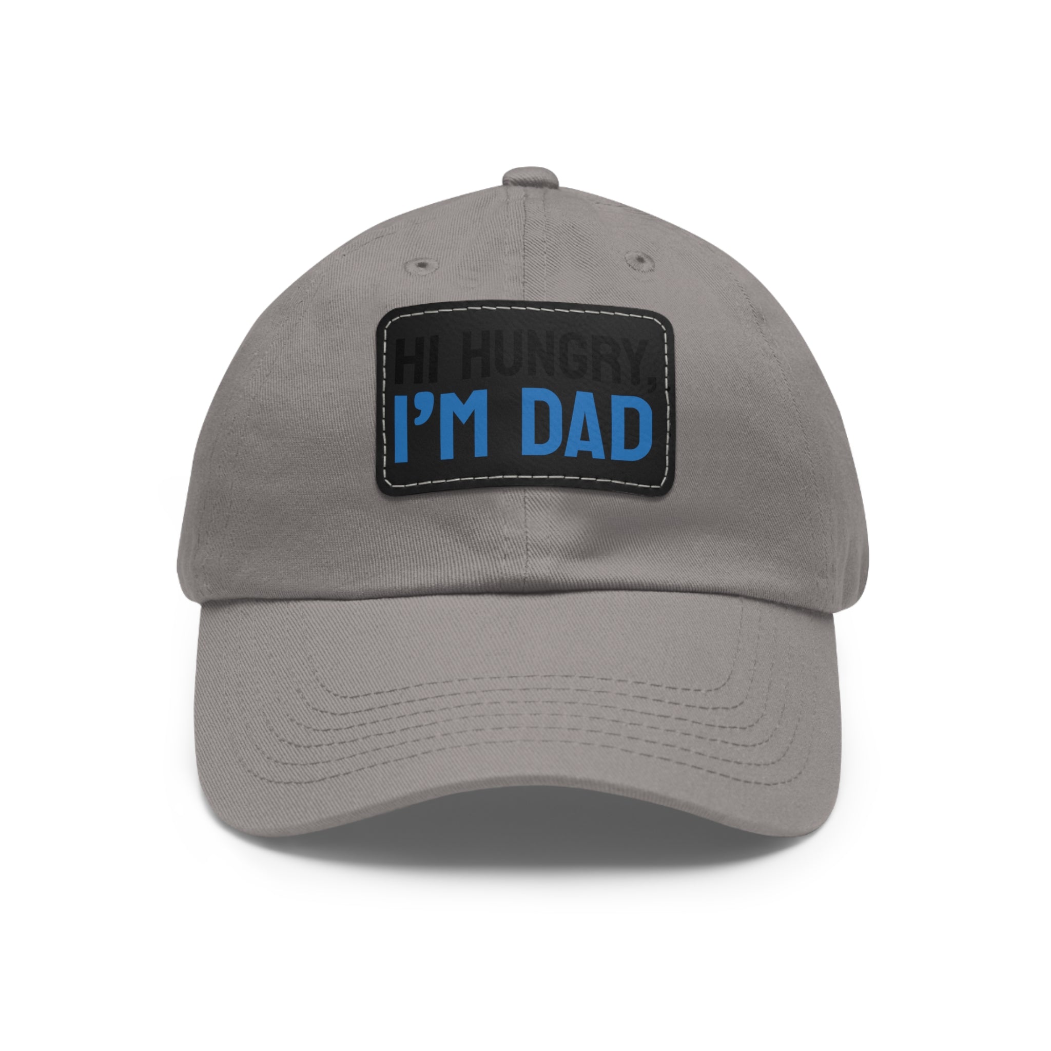 Dad Hat Leather Patch "I'M DAD"