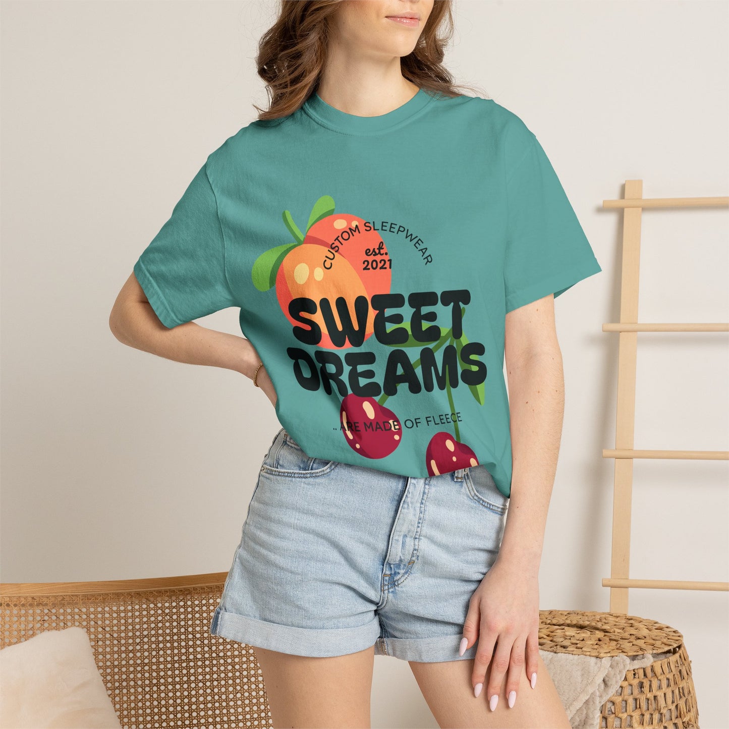 Sweet Dreams Fruit Graphic T-Shirt