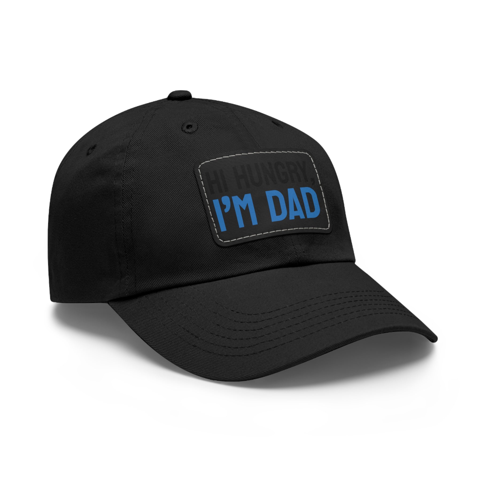 Dad Hat Leather Patch "I'M DAD"