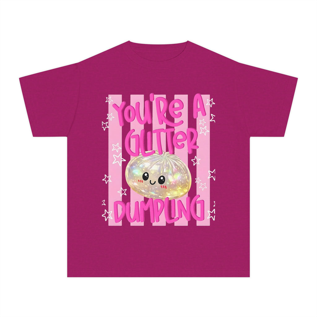 Youth Glitter Dumpling Tee — “You’re a Glitter Dumpling”
