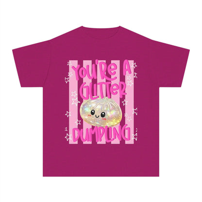 Youth Glitter Dumpling Tee — “You’re a Glitter Dumpling”