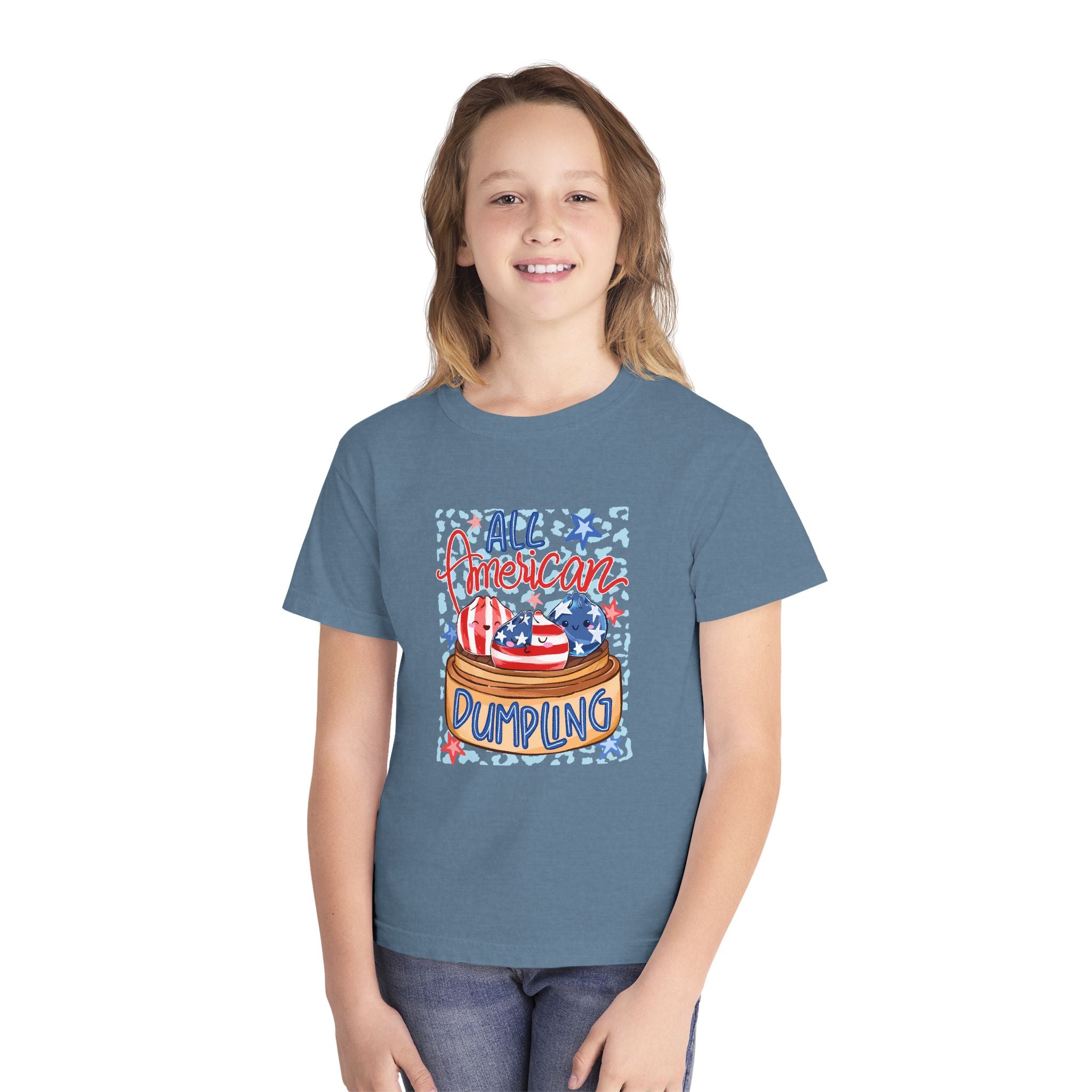 Youth Tee - "All American Dumpling"