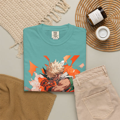 Anime Action T-Shirt — Bakugo Graphic Tee