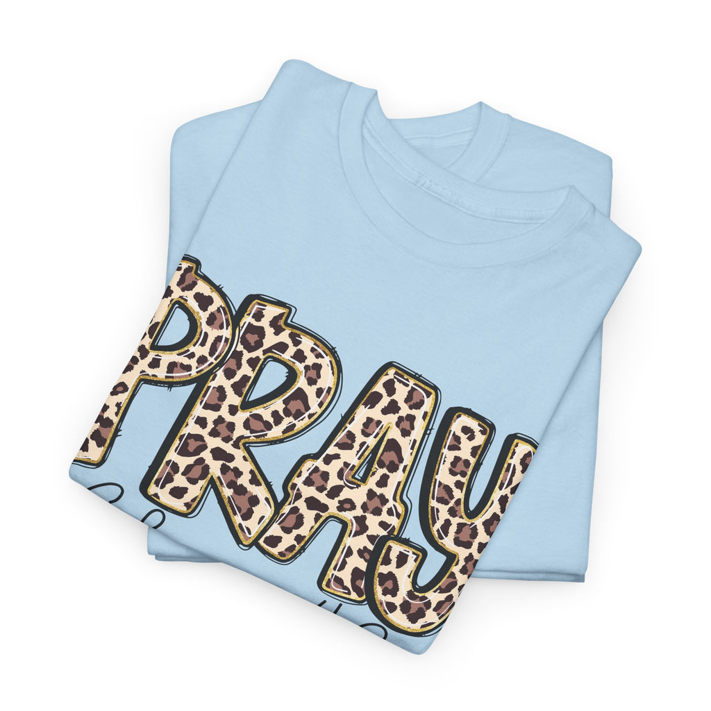 Pray Leopard Tee "Colossians 4:2"