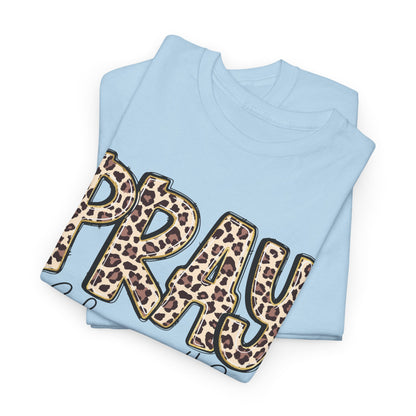 Pray Leopard Tee "Colossians 4:2"