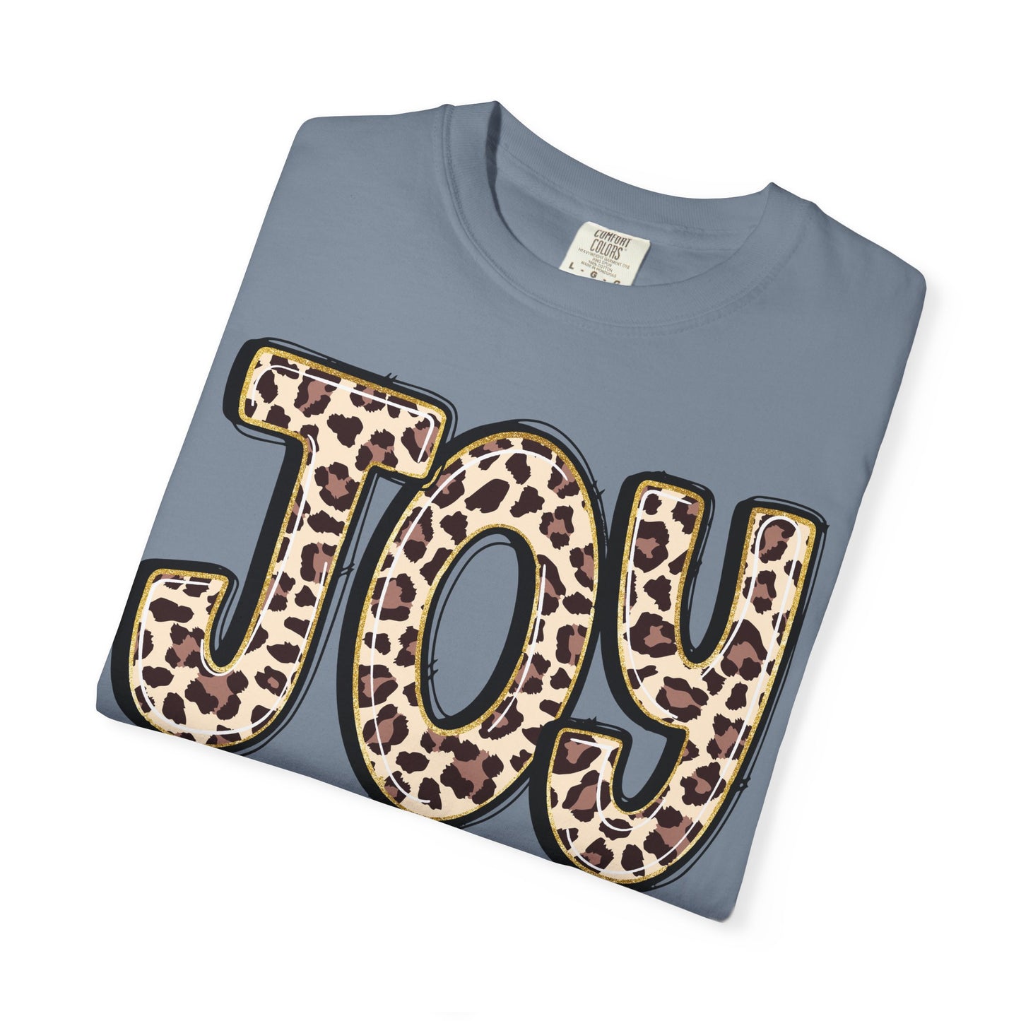 Joy Leopard Print - John 16:22 Christian Tee