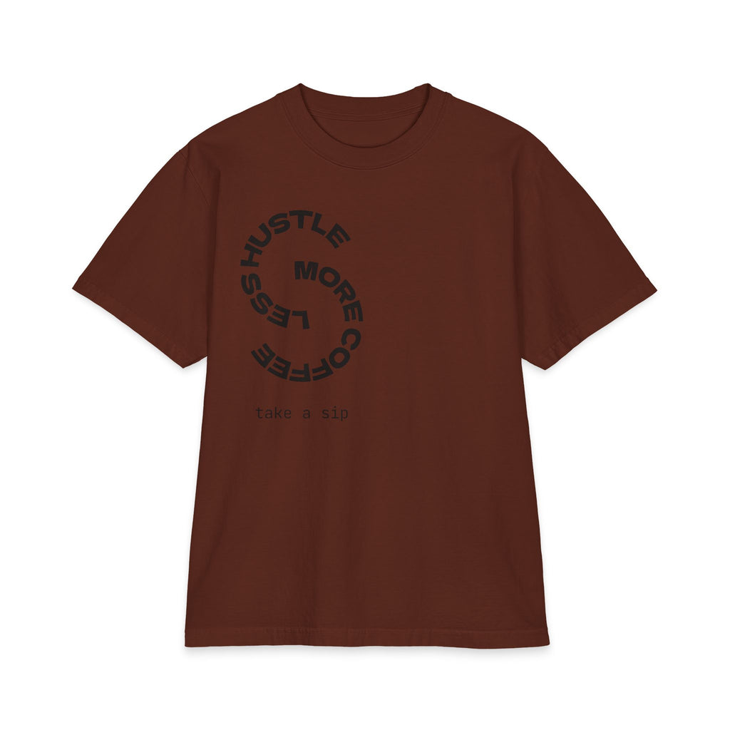 Coffee Hustle T-Shirt — "Hustle More, Less Coffee"