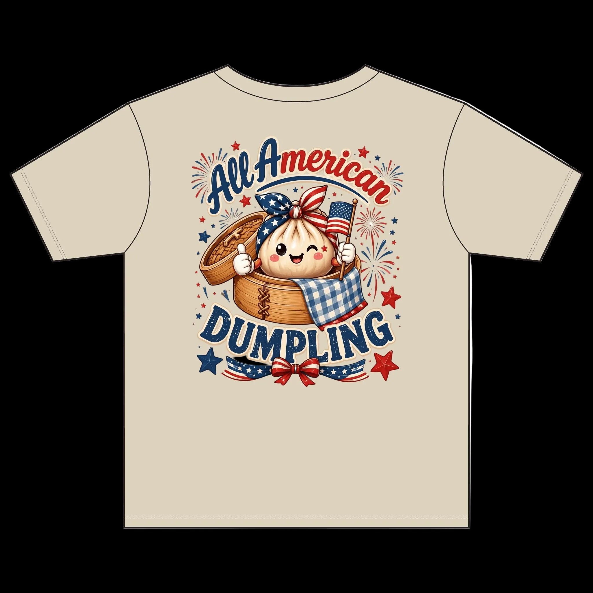 Dumpling Patriotic Kids T-Shirt 4th of July