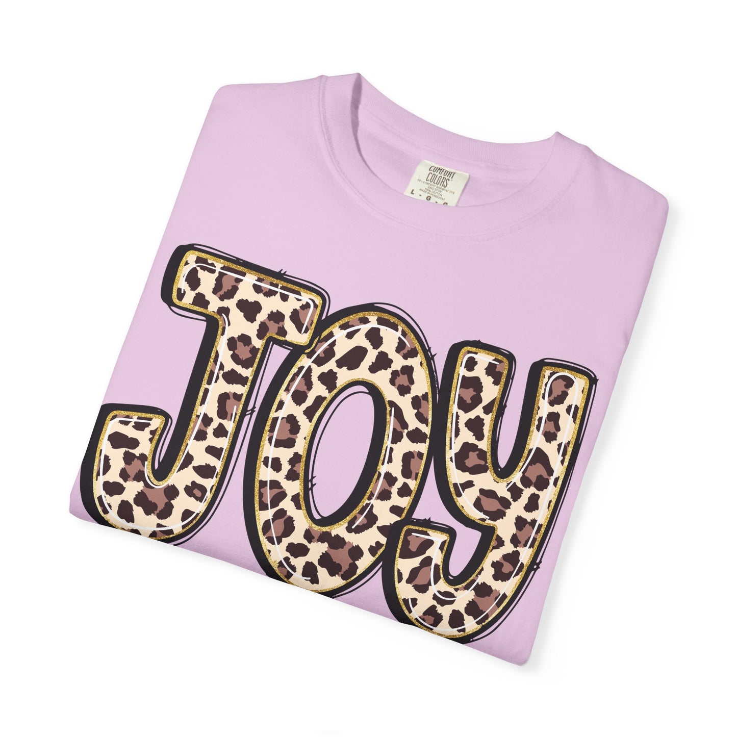 Joy Leopard Print - John 16:22 Christian Tee