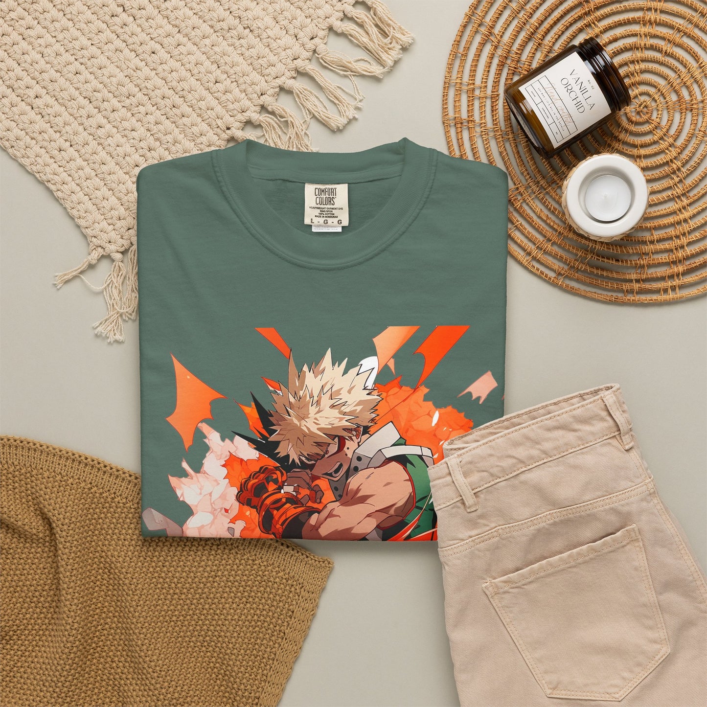 Anime Action T-Shirt — Bakugo Graphic Tee