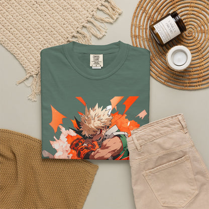 Anime Action T-Shirt — Bakugo Graphic Tee