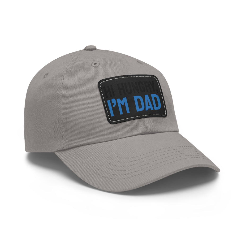 Dad Hat Leather Patch "I'M DAD"