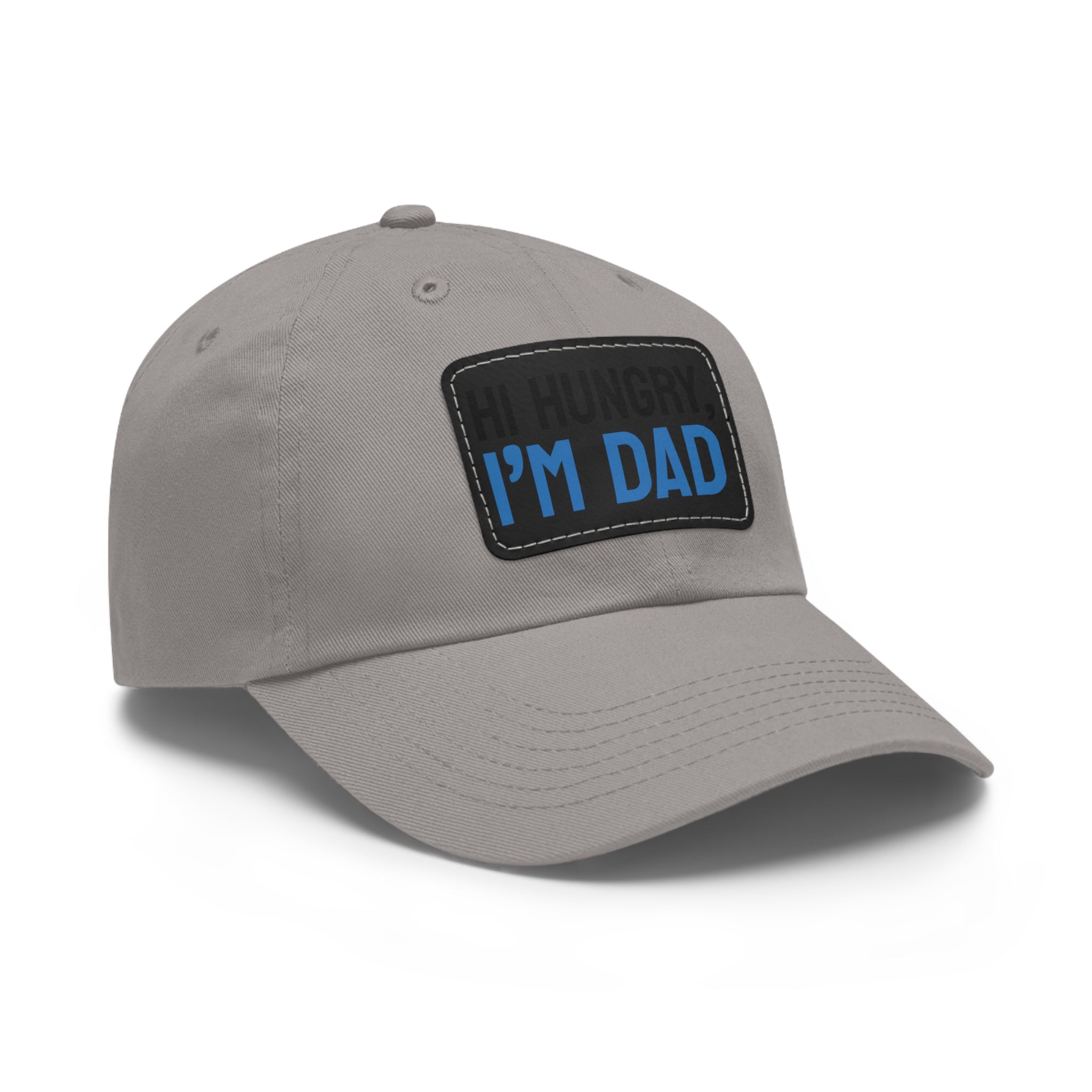 Dad Hat Leather Patch "I'M DAD"