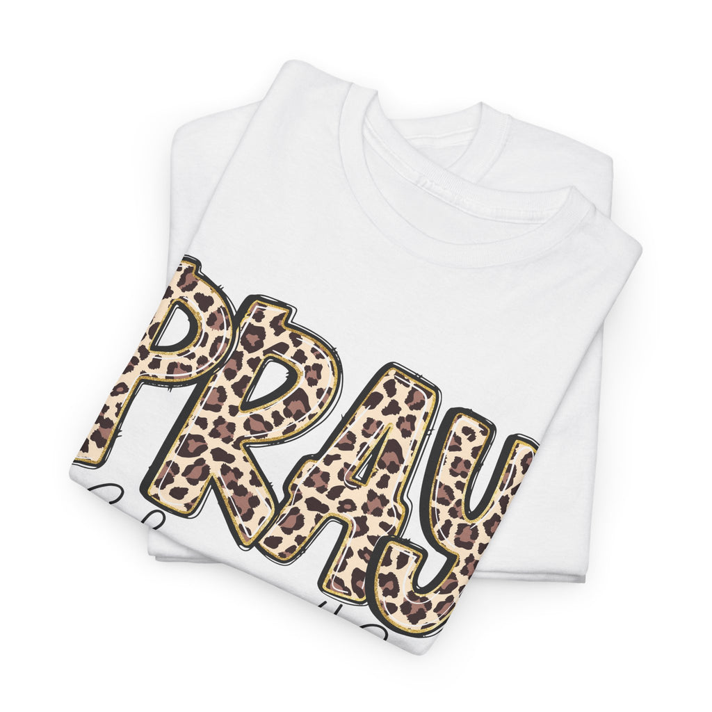 Pray Leopard Tee "Colossians 4:2"