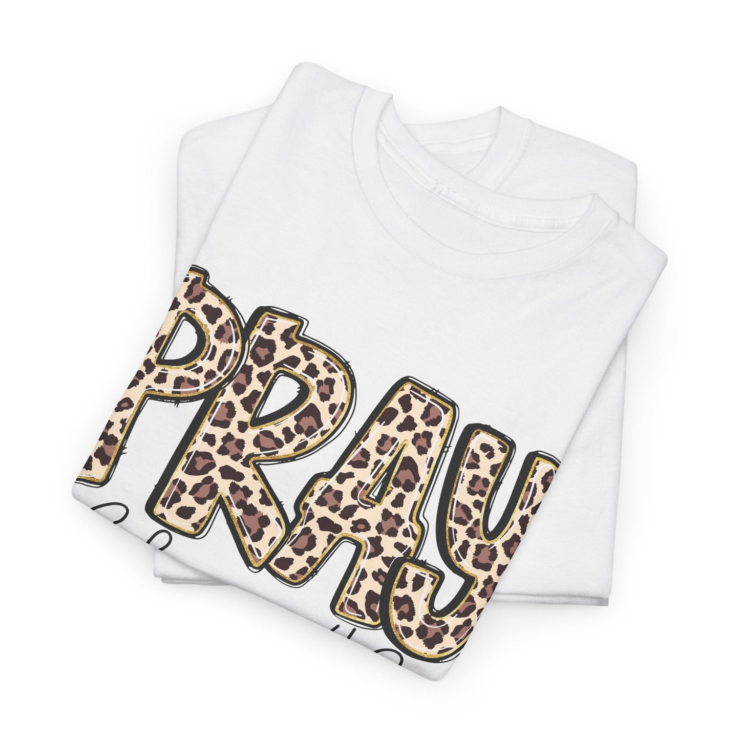 Pray Leopard Tee "Colossians 4:2"