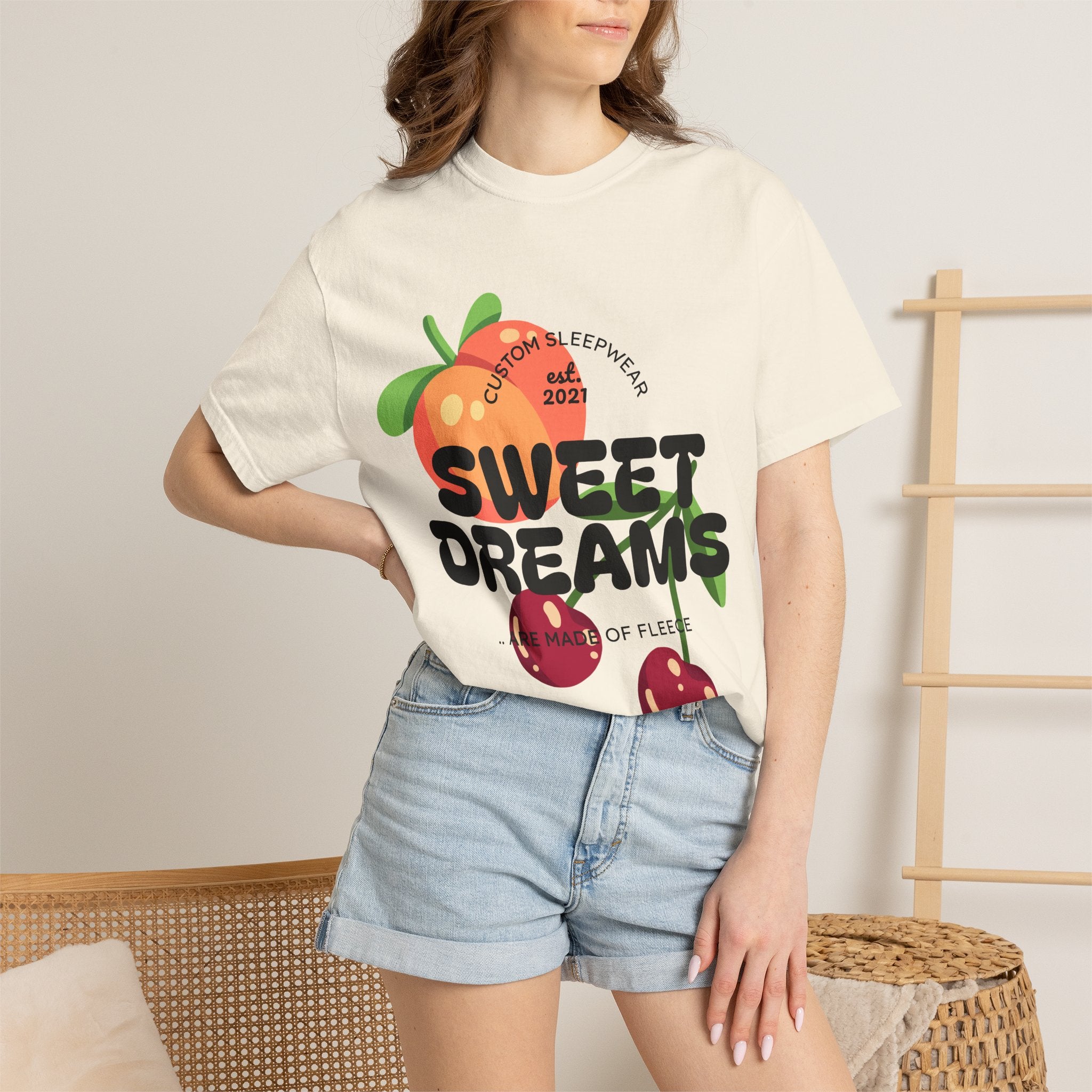 Sweet Dreams Fruit Graphic T-Shirt